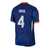 Camisa de time de futebol Holanda Virgil van Dijk #4 Replicas 2º Equipamento Europeu 2024 Manga Curta